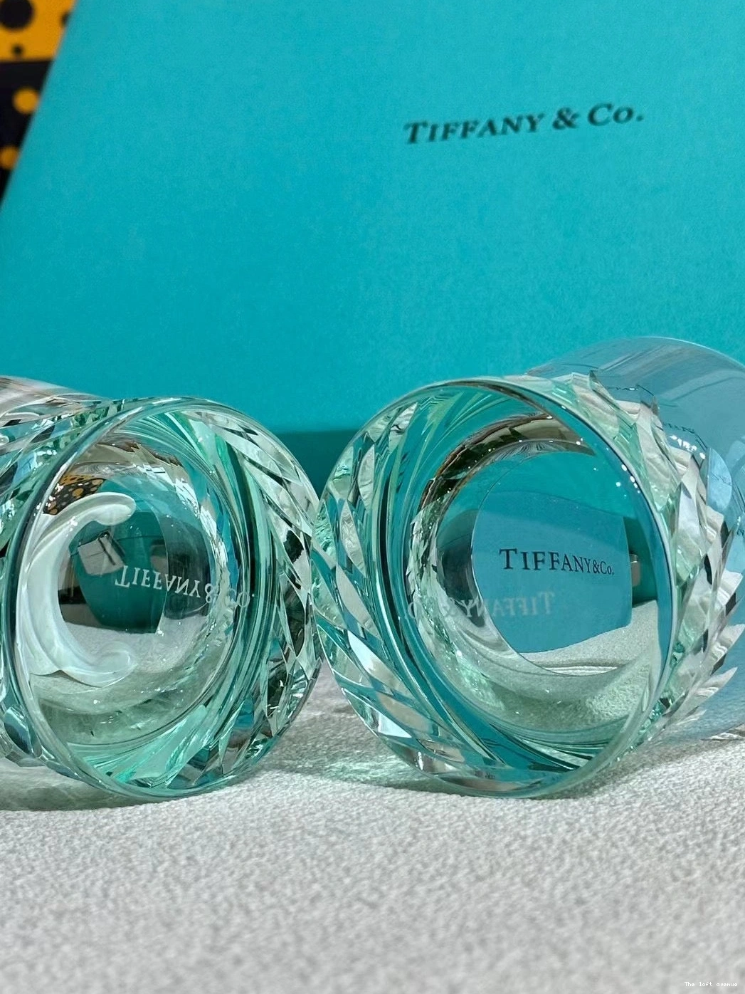 SET CUP GLASSWARE TIFFANY 0807